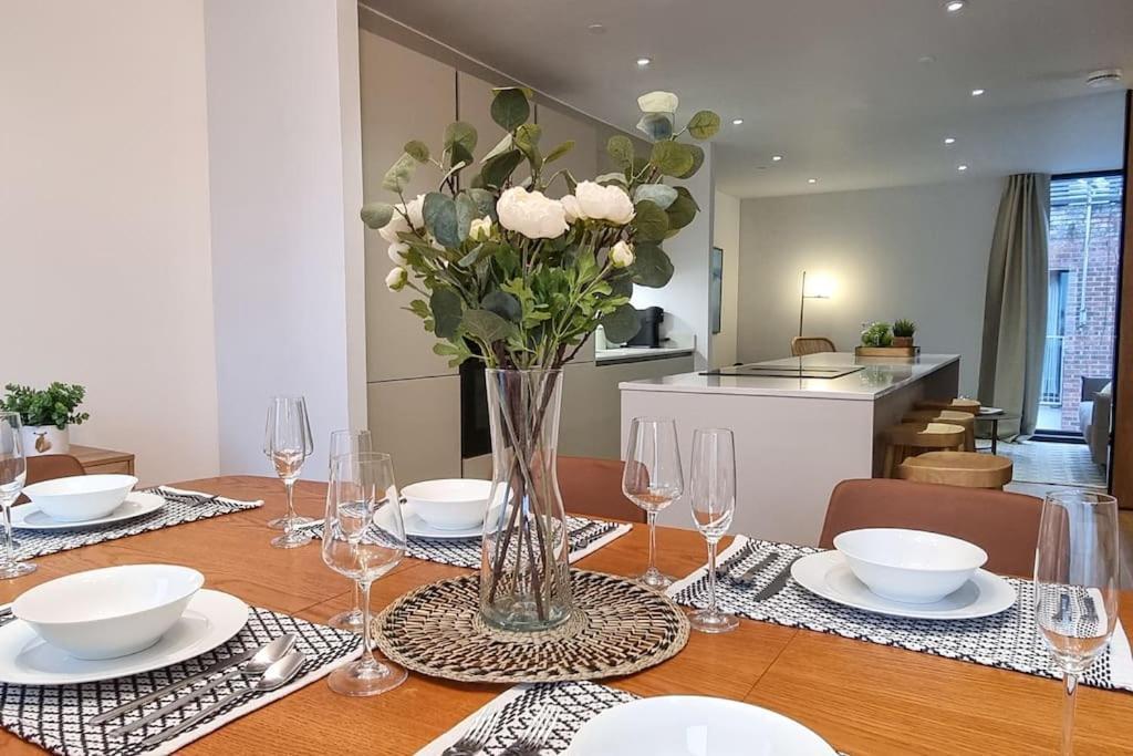 Stunning Luxury Townhouse In Centre Of Manchester Eksteriør billede